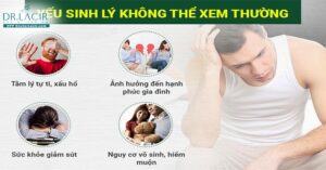 Tác hại của yếu sinh lý ở nam giới và cách khắc phục