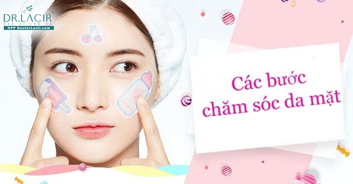 Chăm sóc da với trọn bộ sản phẩm Dr.Lacir