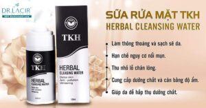 Review sữa rửa mặt Herbal Cleansing Water